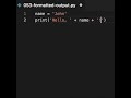 Simple string formatting using the old style with % formatters and the new style with the call