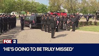 Outpouring of love at fallen Melvindale officer's visitation