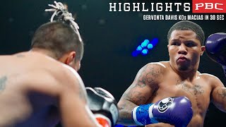 Gervonta Davis knockouts Mario Macias in 30 seconds
