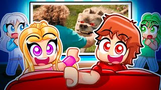 YOU CAN NOW WATCH MOVIES IN ROBLOX With MY CRAZY FAN GIRLS???