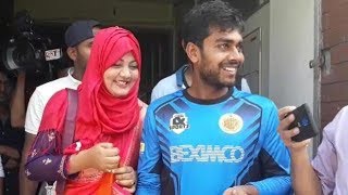 ‘অফিস’ দেখে গেলেন মিসেস মিরাজ | Cricketer Miraz er wife Rabea