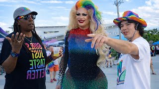 Trolling at a Pride Parade!