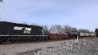 NS V17 with NS 2690 NS 9597 and NS 3305 at Gilmerton