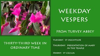 Friday Vespers, Saint Cecilia