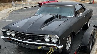 Testing the new slicks on 1967 big block chevelle (100+ mph)