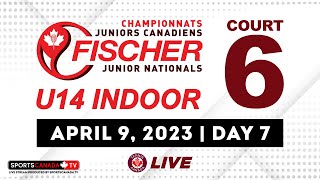 2023 Tennis Canada Fischer U14 Indoor National Championships 🎾 Court 6  [April 9, 2023]