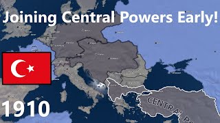 What If The Ottoman Empire Joined The Central Power In 1910? Hoi4 Timelapse (1910-1920)