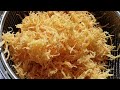 3 Ingredients Potato Chips :: Crispy Fried Potato Fingers Snack Recipe :: Crispy French Fries