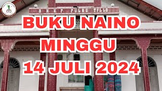 Buku Nainõ Kebaktian Minggu, 14 JULI 2024