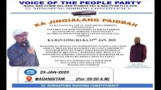 VPP: Ka Jingpyntip na ka VPP 22-Nongspung Sohiong. Yn don jingialang ha MADANBITAW haka 23-Jan-2025