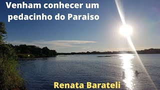 Passeio de lancha no rio Paraná/Filmamos uma Sereia/Venham conhecer um pedacinho do Paraíso.