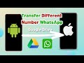 How to Restore WhatsApp Backup from Google Drive to iPhone | Merge Two WhatsApp