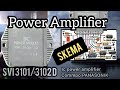 #SVI 3101/3102 D.  ic modul power amplifier  //tape commpo pnasonik