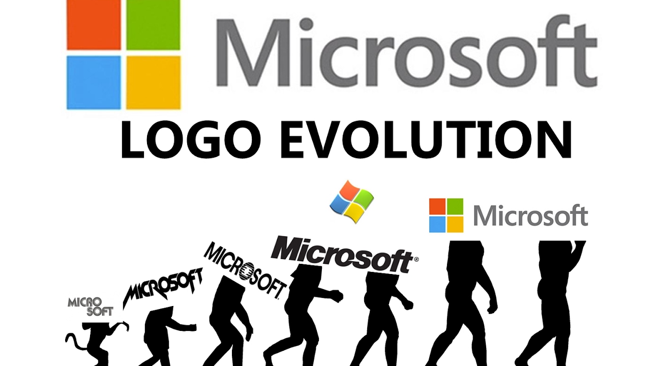 Microsoft Logo Evolution - YouTube