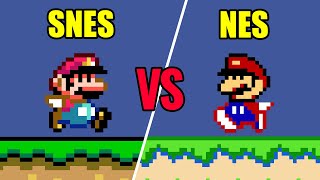 Super Mario World SNES vs. NES Bootleg: First World Comparison