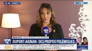 Une députée MoDem porte plainte pour menace de mort sous condition contre Nicolas Dupont-Aignan