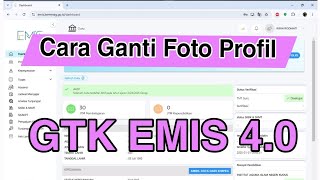 Cara Mengganti Foto Profil GTK EMIS 4.0 Terbaru