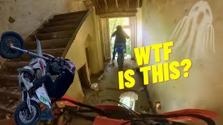 EXPLORING ABANDONED BUILDINGS ON DIRTBIKES