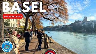 Basel Walking Tour in December 2024 | Festive Streets and Christmas Charm