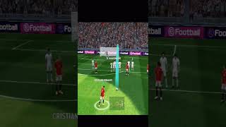 I recreated Ronaldo Free kick in Pes mobile#shorts #pesmobile #efootball#ronaldo