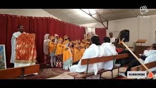 Eritrean Orthodox Tewahdo mezmur bhxanat መዝሙር ብህጻናት ኦ ጎይታና መን ኣሎ ከማኻ