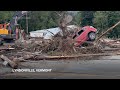 Vermont man describes how flash floods transformed his front yard and neighborhood