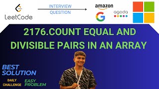 LeetCode Problem - 2176.Count Equal and Divisible Pairs in an Array - Solution in Java