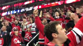 NJ Devils - 2018 Stanley Cup Playoffs - ECQF Game 4 - Palmieri’s PP Goal & Crowd Reaction