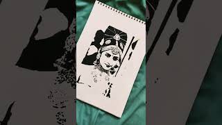 Ponniyan selvan||Kundavai||Trisha stencil drawing#trishakrishnan #ponniyinselvan #kundavai #trisha