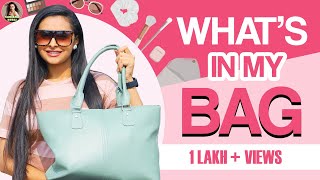 What's in my Bag😍👜 | Bag Secrets Revealed | Handbag Essentials | Sanjana Burli | #fashion