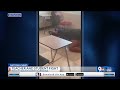 a substitute teacher and a student get into a fight.