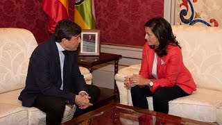 Recepción del delegado del Gobierno de La Rioja