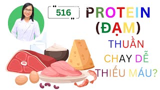 #516. PROTEIN (ĐẠM) - Thuần chay dễ thiếu máu?