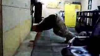 Fat Guy Hand Stand