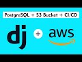 Deploy Django on AWS EC2 with S3 Storage, RDS Postgres DB, and CI/CD (GitHub Actions)