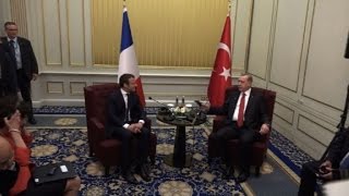 Bruxelles: rencontre entre Macron et Erdogan