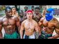 Training in the STREETS of France! - Calisthenics Workout