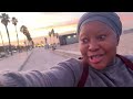 travel vlog los angeles 🏝️🌊 venice santa monica malibu hollywood 🌴