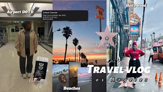 TRAVEL VLOG | Los Angeles 🏝️🌊| Venice + Santa Monica + Malibu + Hollywood 🌴|