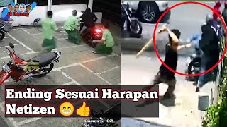 Netizen Senang.. Maling Apes Yang Gagal Beraksi, Balok Kayu Langsung Kekepala Maling