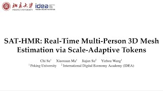 SAT-HMR: Real-Time Multi-Person 3D Mesh Estimation via Scale-Adaptive Tokens