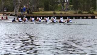 Guildford Time Trial 2015 1st VIII near first bridge