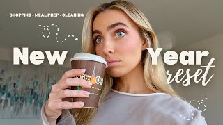 New Year Reset Vlog! shopping, meal prep, glow up tips