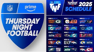 2025-26 Thursday Night Football Schedule | Full TNF Matchups & Key Games Breakdown