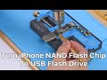 Broken iPhone REVIVE (Turn NAND Flash Chip To USB Flash Drive) | REWA Recycle Tips