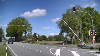 Spoorwegovergang Neuenhaus (D) // Railroad crossing // Bahnübergang