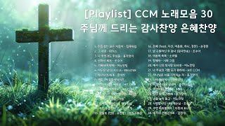 [Playlist] CCM 노래모음 🎶 주님께 드리는 감사찬양❤️ 은혜찬양🙏 CCM 베스트 30🎶 [가사/Lyrics]