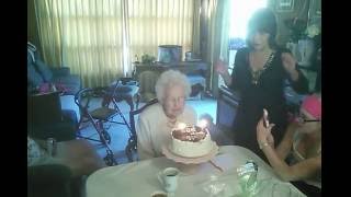 Mom's 99th Birthday