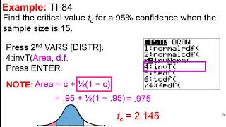 Elementary Statistics - Chapter 7 - Estimating Parameters and Determining Sample Sizes Part 2