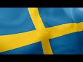 sweden waving flag loop 4k